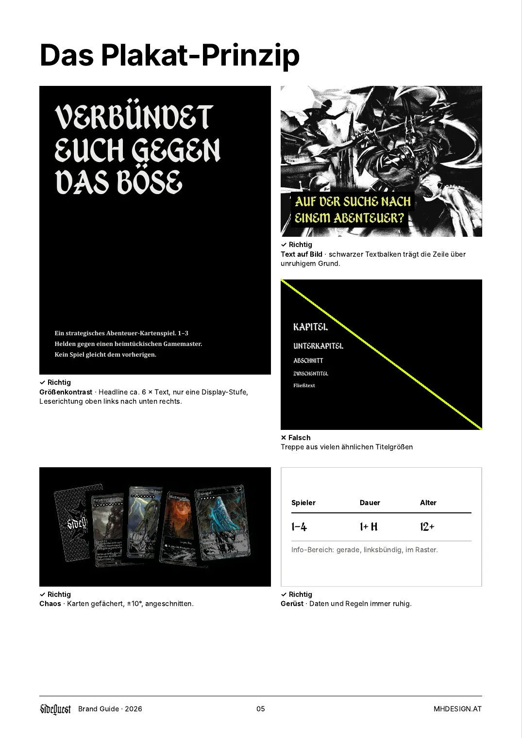 Das Plakat-Prinzip