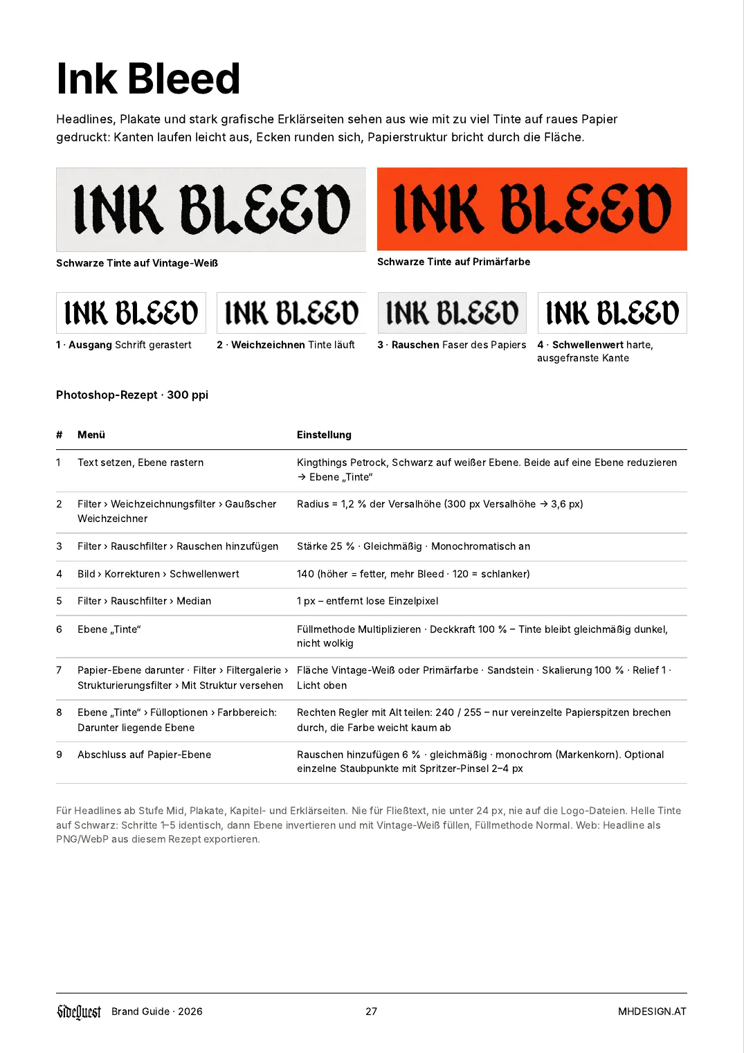 Ink Bleed