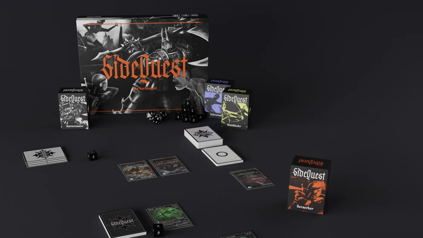 SideQuest Spieltisch mit Box und Deckboxen